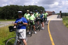 The Bike Club on the trail